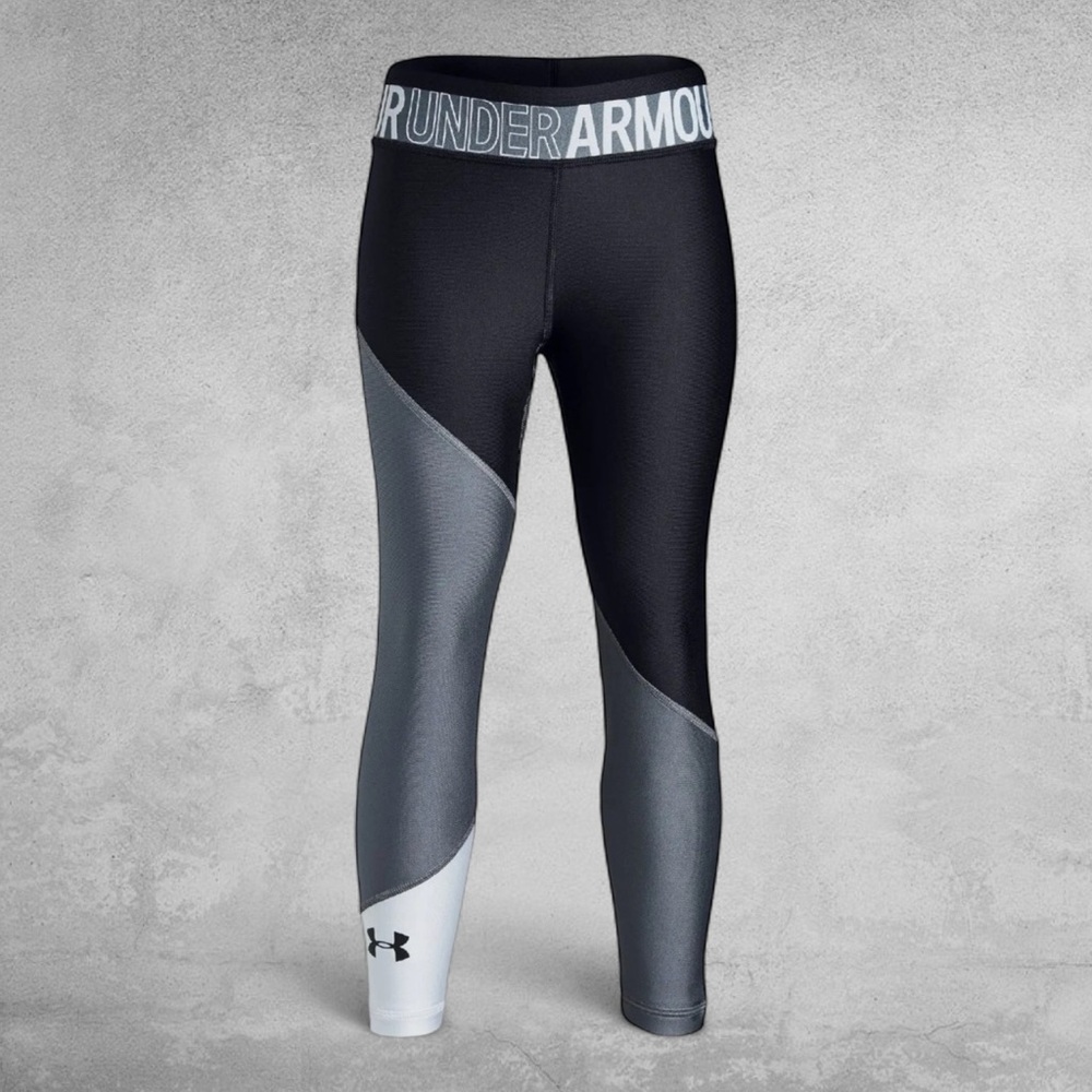 Under Armour Heat Gear Color Block Crop Leggings